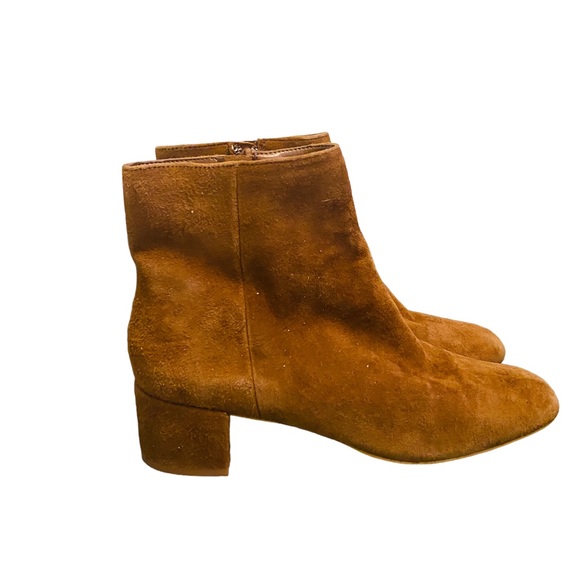 Urban Outfitters Elle Suede Ankle Boot Brown - Picture 5 of 11